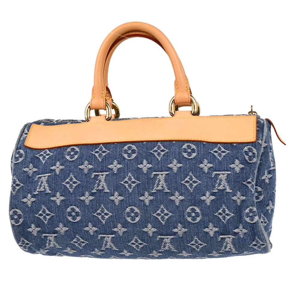 Louis Vuitton Blue Monogram Denim Neo Speedy Handbag