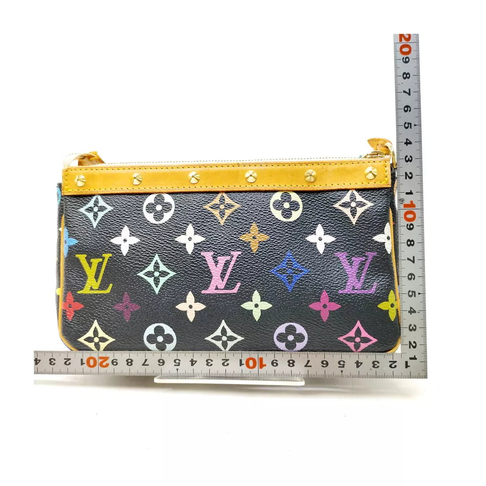 Louis Vuitton LV Accessories Pouch Bag In Black Monogram Multicolor