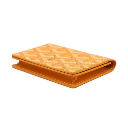 GOYARD Marzelb Card Case PVC Leather Yellow