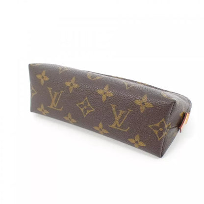 LOUIS VUITTON Monogram Pochette Cosmetic PM – Marron/Gold