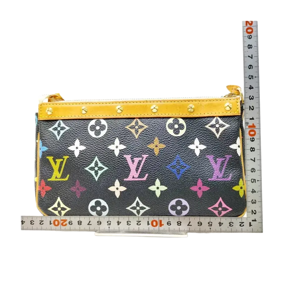 Louis Vuitton LV Accessories Pouch Bag In Black Monogram Multicolor