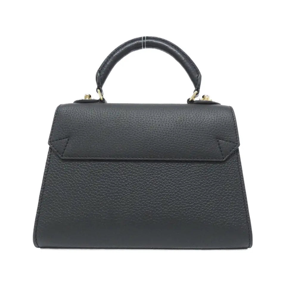 Authentic Louis Vuitton Twist One-Handle Bag in Black Taurillon Calf with Gold Hardware