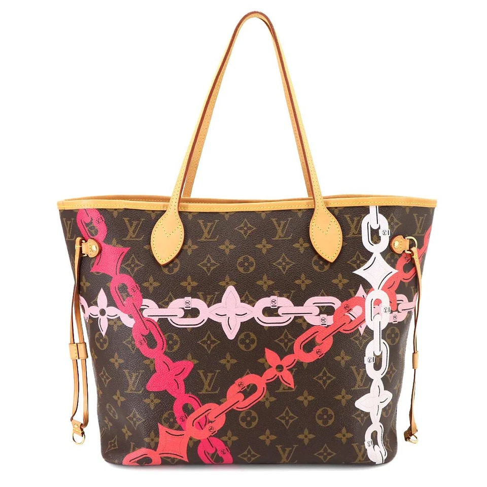 Louis Vuitton Neverfull MM in Monogram Canvas with Fuchsia Interior
