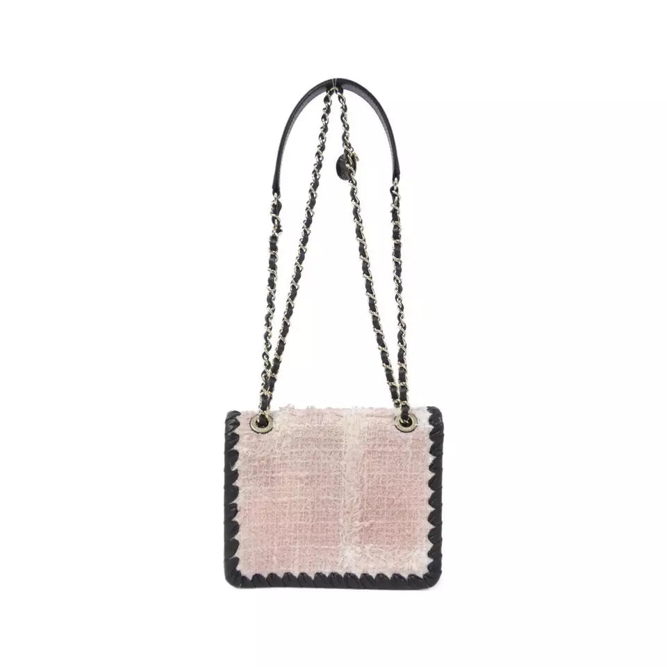 CHANEL Shoulder Bag – Pink/Black Gold