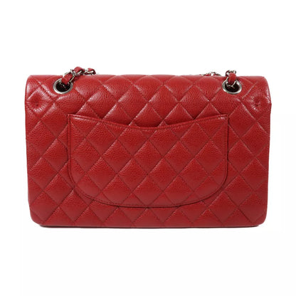 CHANEL Quilted CC SHW Classic Flap 25 Chain Shoulder Bag