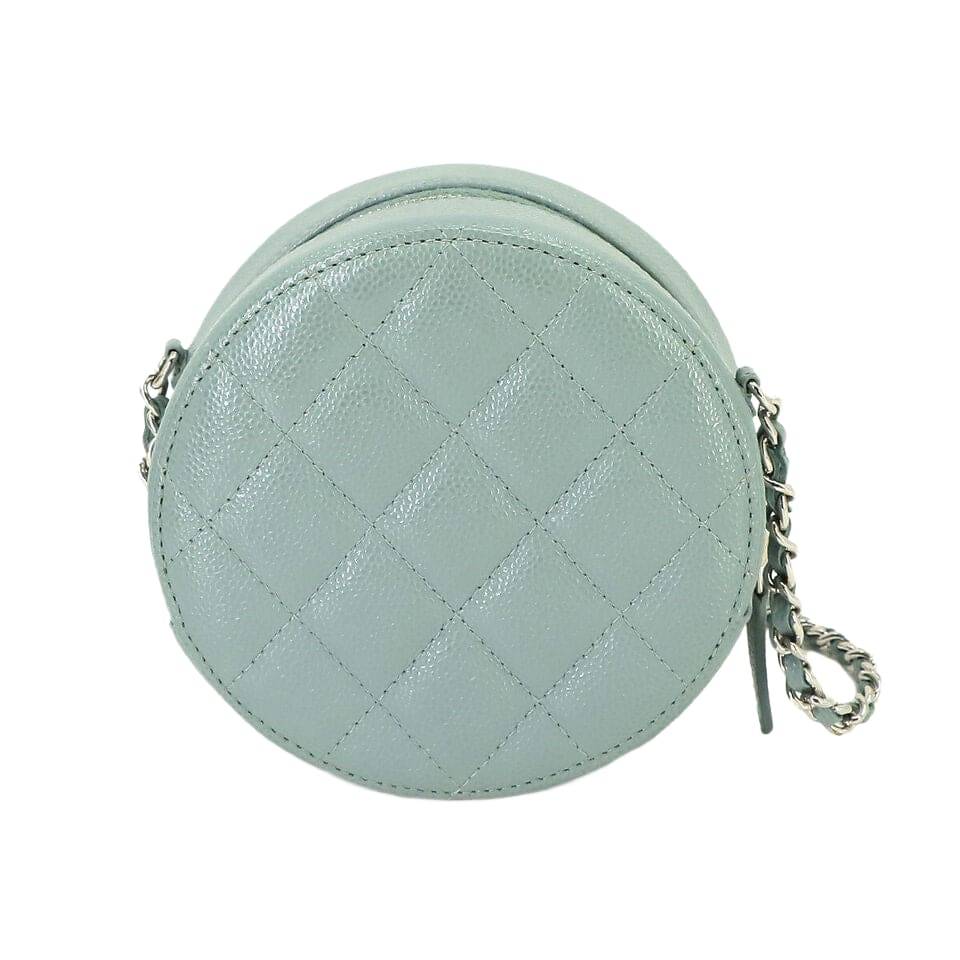 CHANEL Matelasse Mini Classic Chain Shoulder Bag Caviar Skin Leather