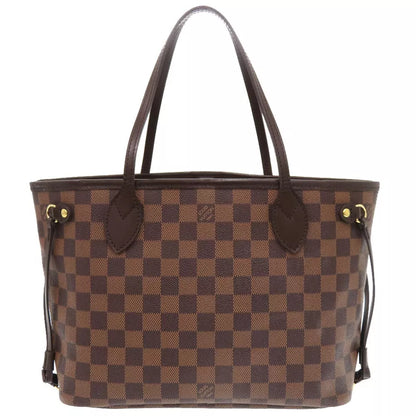 LOUIS VUITTON Damier Neverfull PM Tote Bag – Brown