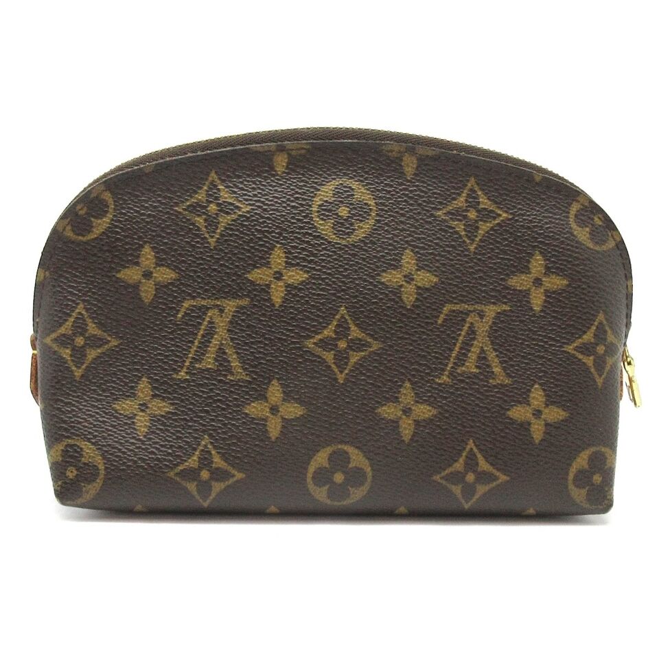 Auth LOUIS VUITTON Pochette Cosmetic PM Monogram Pouch