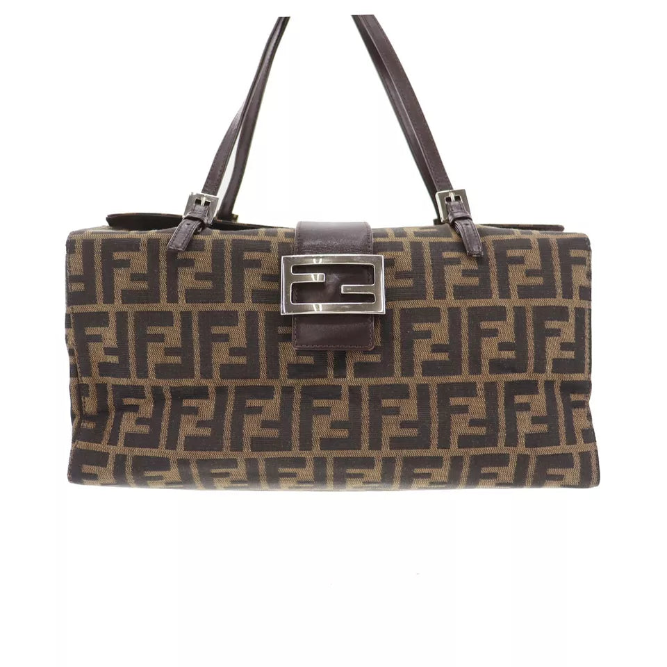 FENDI Zucca Mamma Bucket Handbag