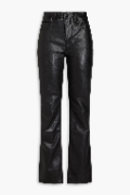 ALEXANDER WANG Coated Denim Slim-Leg Jeans