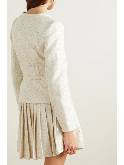 self-portrait Boucle Dress