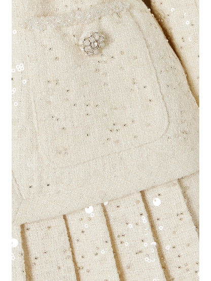 self-portrait Boucle Dress